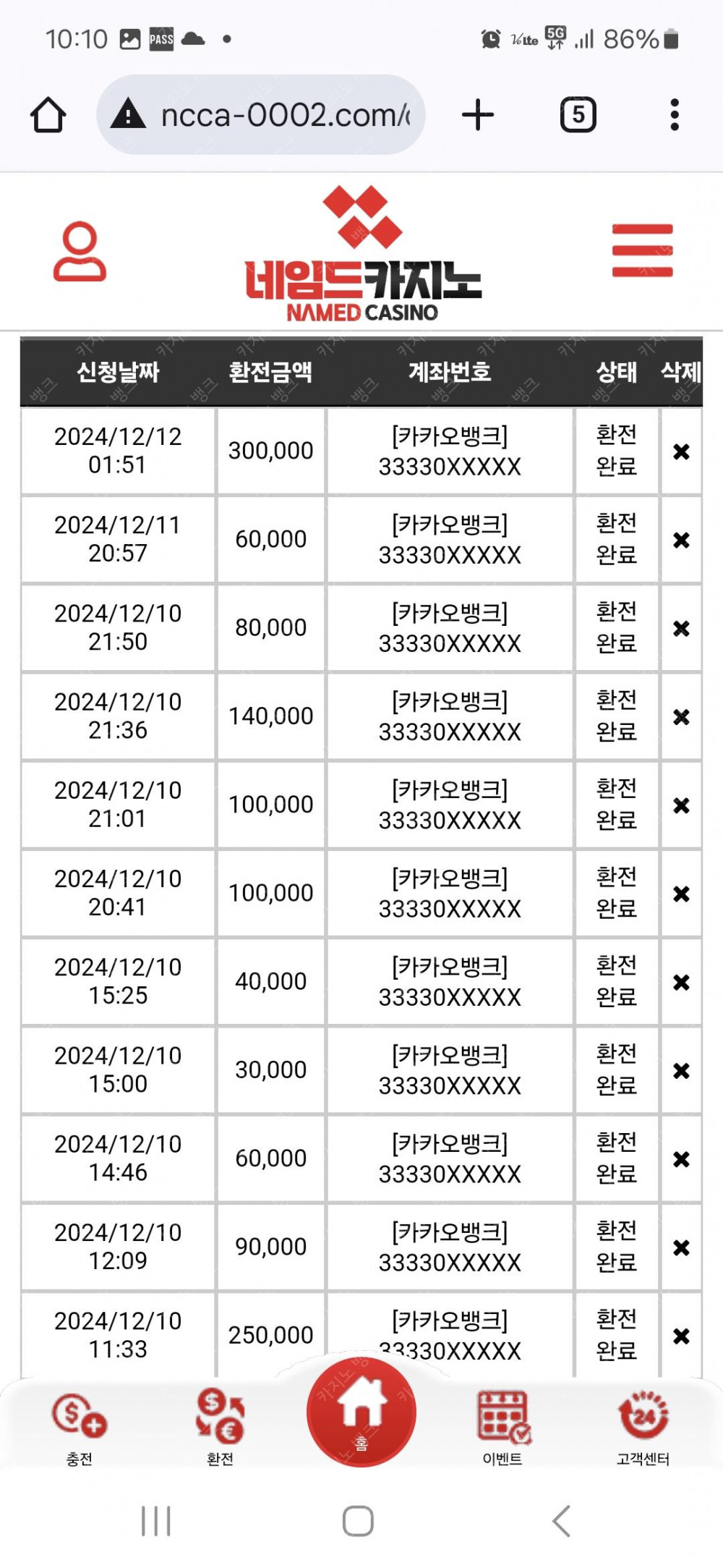 네임드 카지노 후기